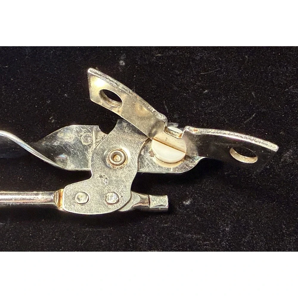 Vintage EKCO Miracle 3-Way Opener and Stainless Bottle Opener Set, Silver Black